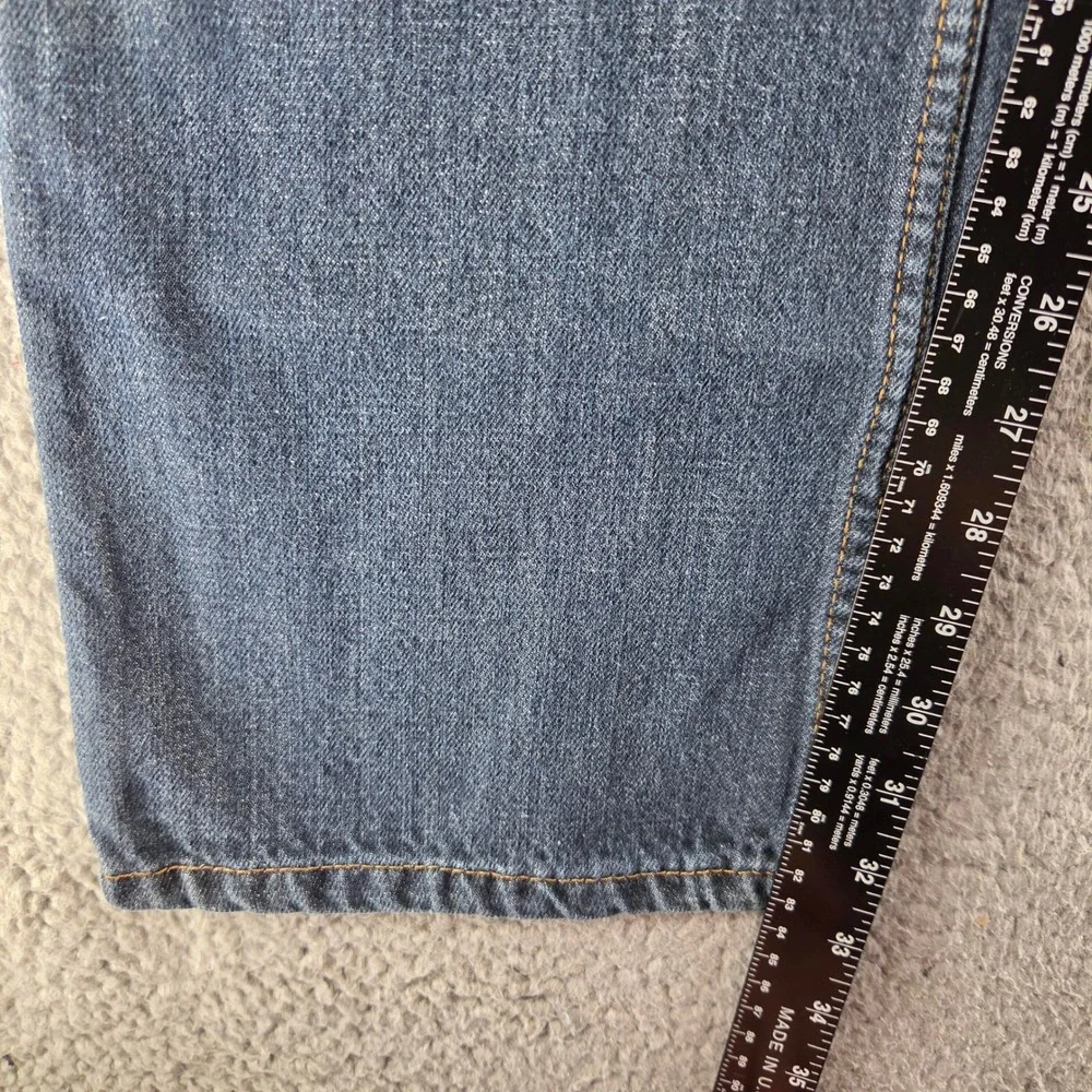 Levis 514 Straight Leg Jeans Mens 34x34 Dark Wash Blue Denim Western Work Pants